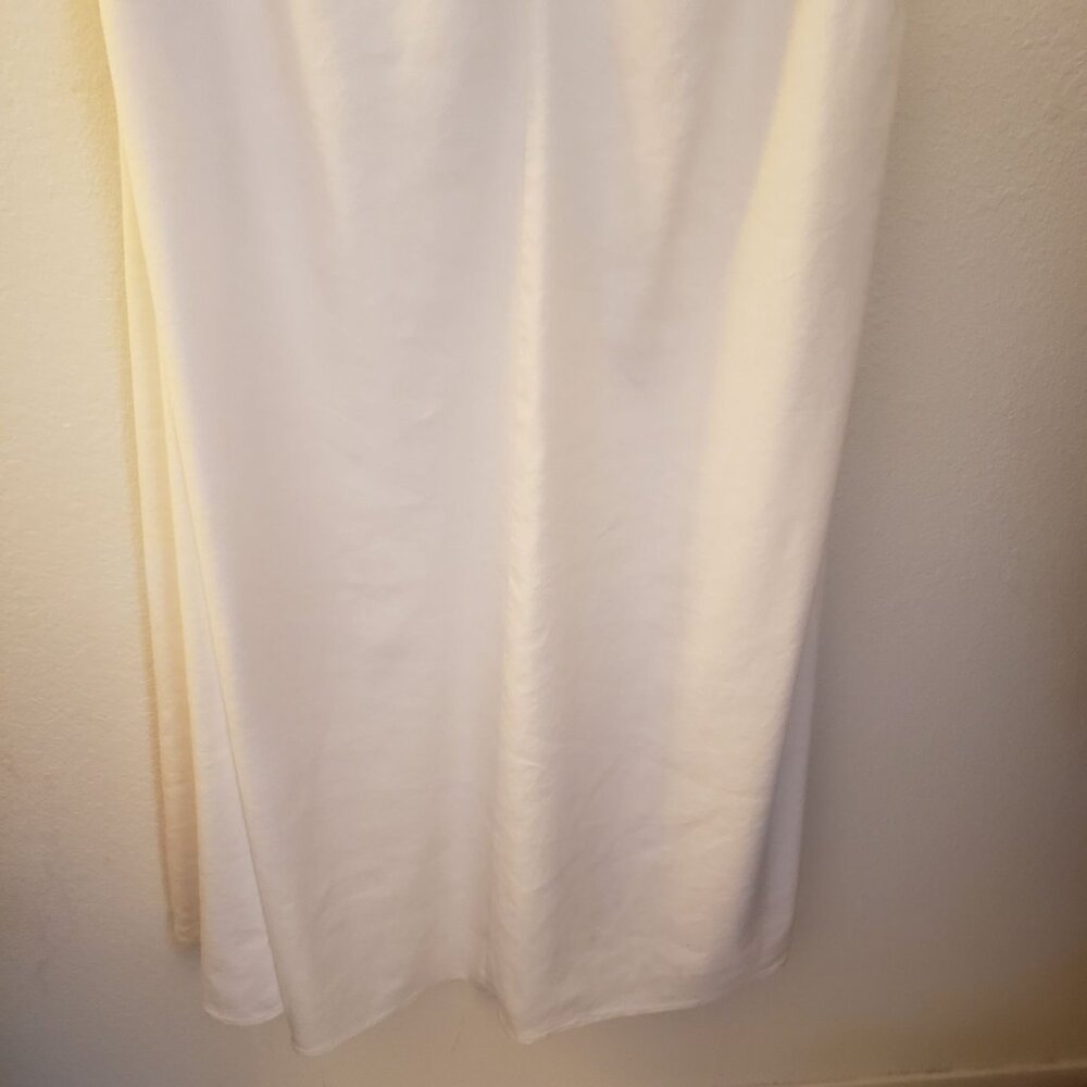 INC White Halter Neck Linen Blend A-Line Maxi Dress Pockets 3X NWT MSRP $129 - Picture 5 of 11